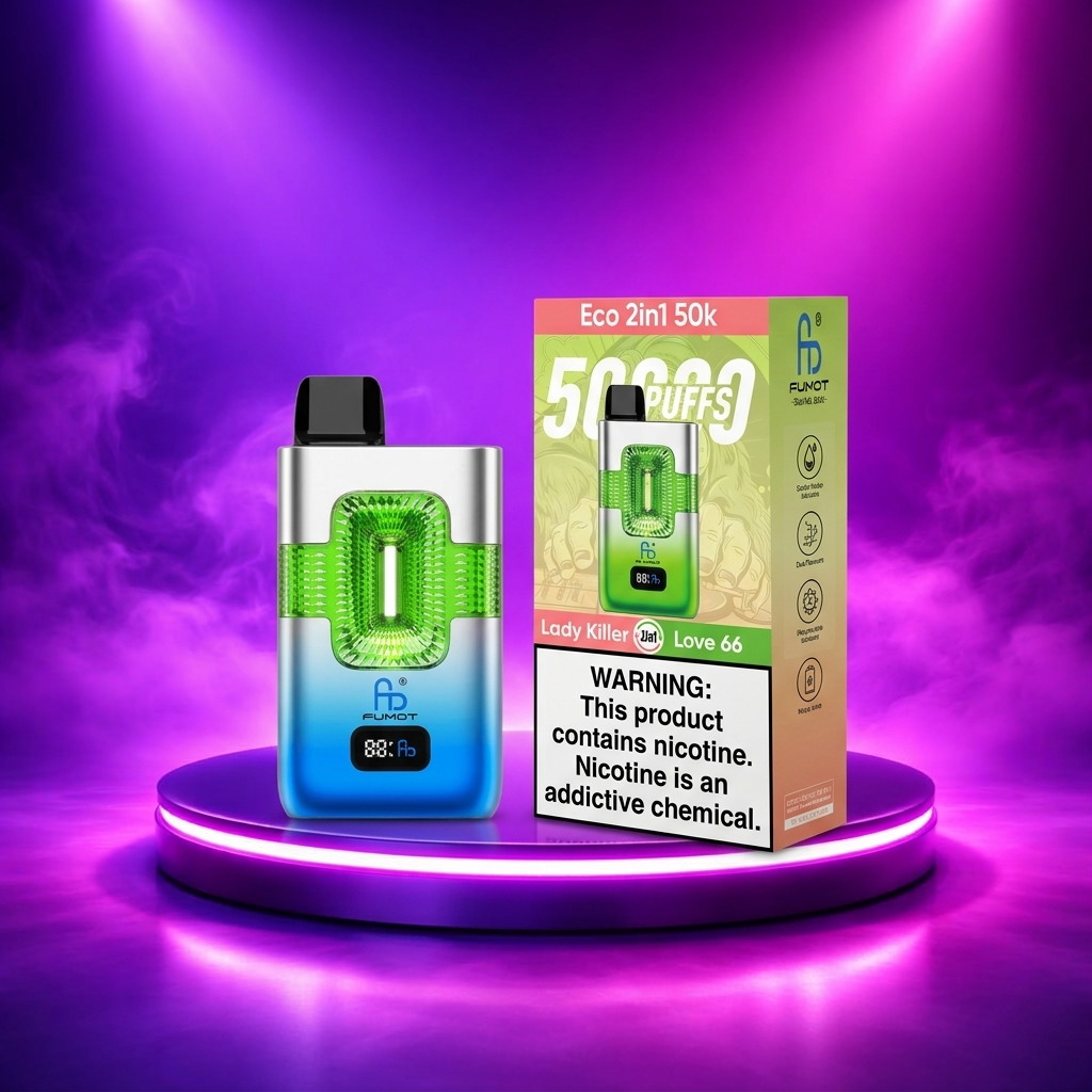Fumot Eco 2 en 1 50K - Vaper desechable con 50000 caladas y sabores vaper