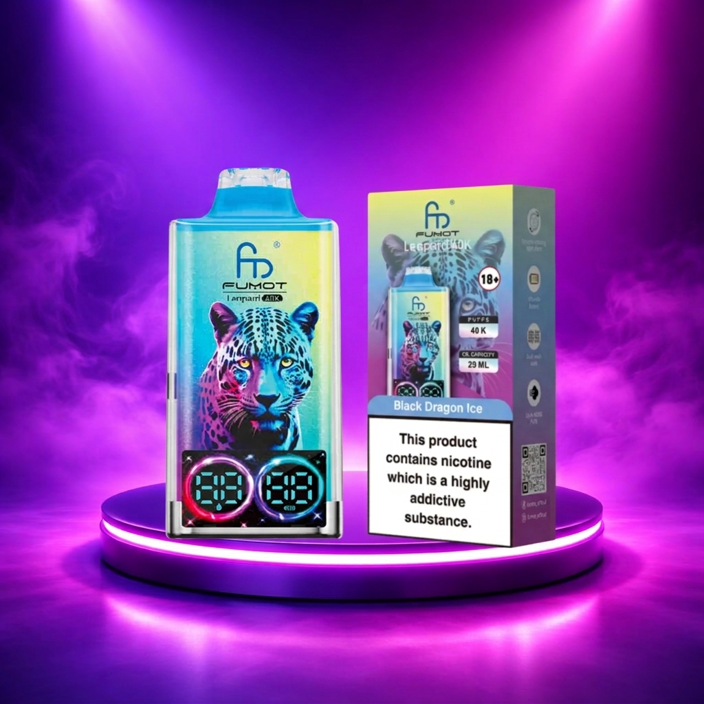 Fumot Leopard 40K - Cigarrillos electrónicos desechables con muchas caladas